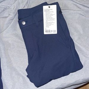 navy lululemon commission pant skinny